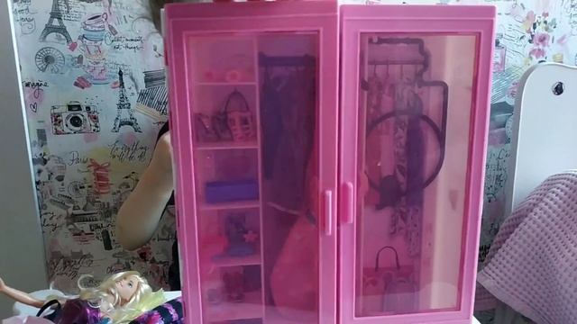 #Barbie#распаковкаигрушек
/Барби/Обзор Барби/Гардероб Барби/Шкаф для Барби