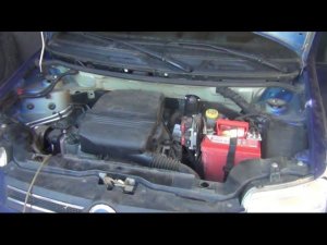 Замена масла в двигателе на Fiat - Panda
