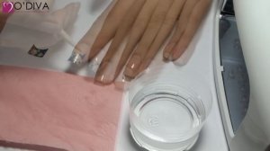 Серия 10 Водные наклейки Френч под гель лак