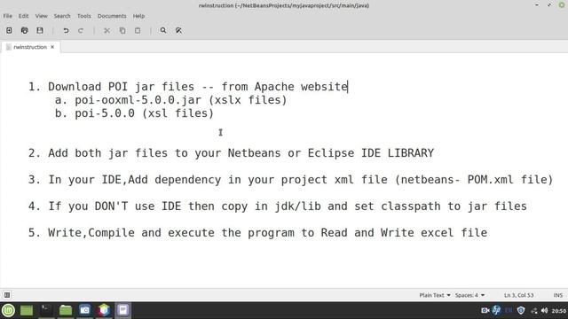 Read and Write to Excel using Java and POI смотреть онлайн