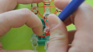 ❤Божья коровка. Фигурки из резинок Happy Rainbow Loom. Как плести. Урок №147❤