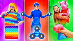 Если бы ПОП ИТ был ЧЕЛОВЕКОМ! ПОП ИТ против Спиннера и Сквиж в реальной жизни!