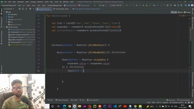 Dropdown Menu ( Spinner ) in Jetpack Compose | Vision Android