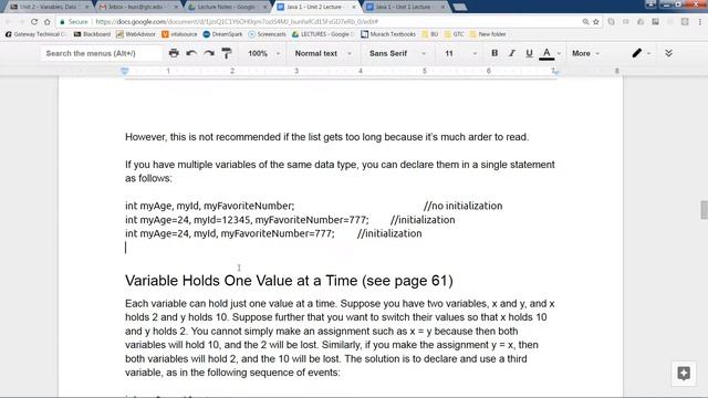 Java Programming 1 - Data Types - Lecture (HD) смотреть онлайн
