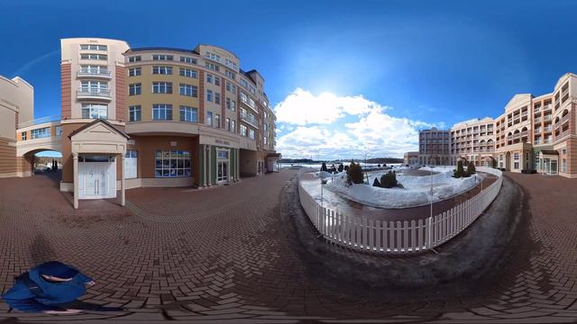 Зимняя набережная на Волге / Норильск / Блогер / VR 360° смотреть онлайн