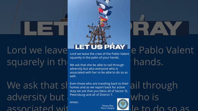 USCGC Pablo Valent Prayer Request - Tampa Bay Navy League