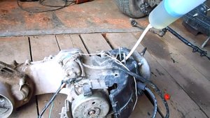 Мотор 139QMB от скутера , с металлалома, оживление (1 часть)