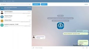 Отправка сообщений и файлов в Telegram