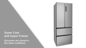 Haier HB16FMAA 60/40 Fridge Freezer - Stainless Steel | Product Overview | Currys PC World