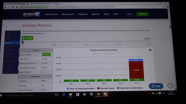 Какую сумму можно получить если вложить 3000 долларов в Американскую недвижимость. смотреть онлайн
