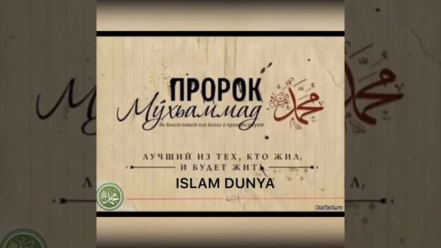 Хадис от пророка Мухаммад с а с смотреть онлайн