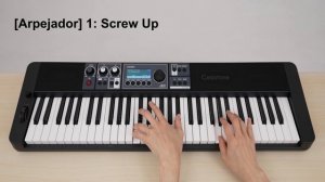 Casiotone CT-S500 - Como usar o arpejador