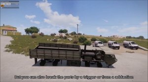 Arma 3 Editor - How to use setHit / how to damage vehicle parts