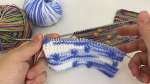 Оригинальный рельефные узоры спицами своими руками из секционной пряжи