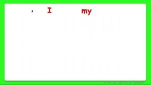 Rainbow English 3 класс. My name - his name. Притяжательные местоимения.