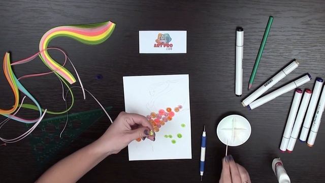 ?️ Балерина в технике квиллинг | Квиллинг для начинающих | Art Pro Club смотреть онлайн