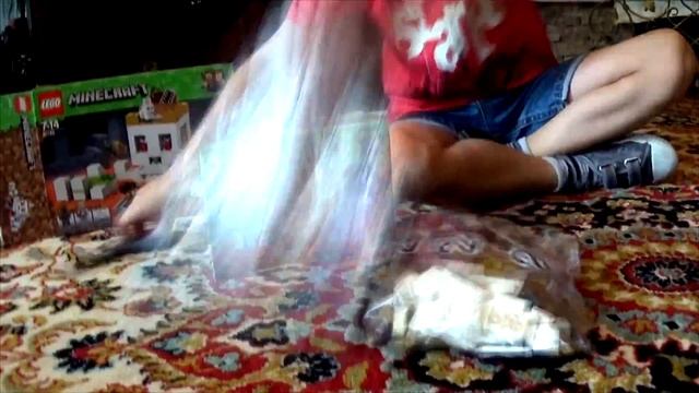 МАЙНКРАФТ новый набор NEFR /LEGO MINECRAFT Открываю и играю! смотреть онлайн