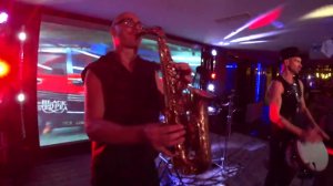 Sax & Percussion - Live from Night Party - Saxophonist, Dj, Drummer improvisation