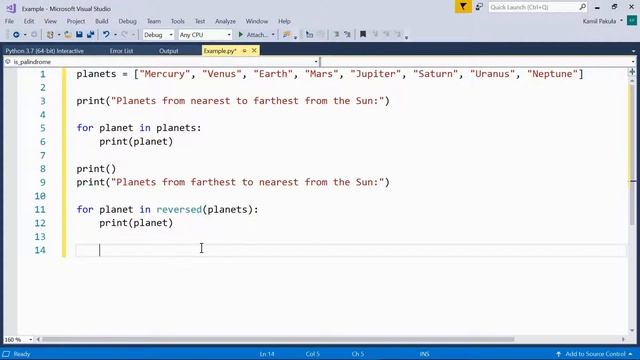 How to Loop over a Sequence in Reverse in Python смотреть онлайн