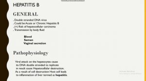 Viral Hepatitis A and B (Clinical Presentation)