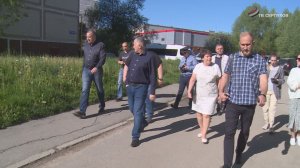 Глава Серпухова проверил содержание домов и дворовых территорий в поселке Оболенск