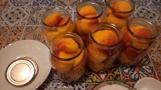 Персики в сиропе, закатываем на зиму -вкуснятина) смотреть онлайн