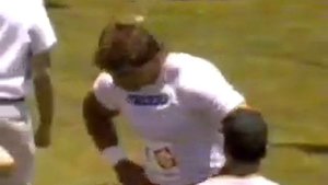 Рекорд! 1990 Уэствуд, толкание ядра, мужчины 23,12 Рэнди Барнс