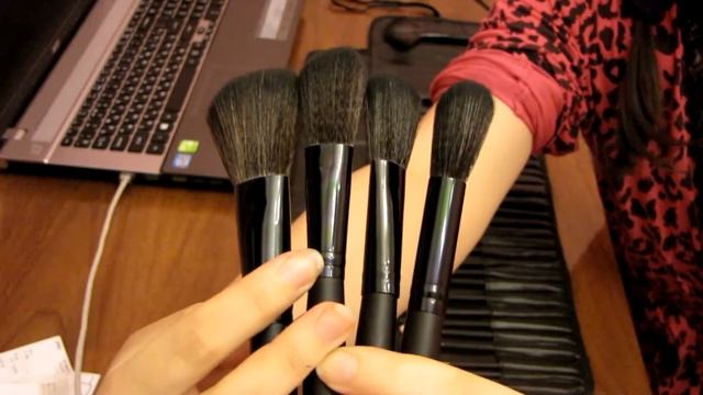 pro Кисти 32 шт + Чехол для макияжа визажа посылка покупка с китая aliexpress смотреть онлайн