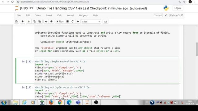 CSV Files in Python