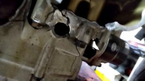 Honda cb 600 hornet Картер ушел в сцепление