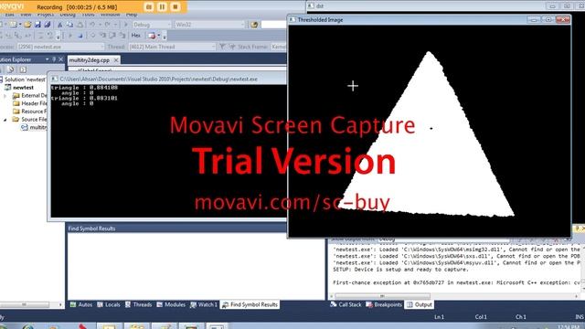 Shape recognition with degree shifted in opencv c++ смотреть онлайн