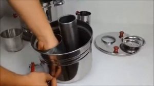 Самовар на дровах с отсеком для заварки