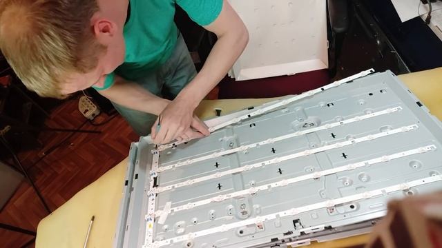 Заработать 10 тысяч на телевизоре, без знания радиоэлектроники, замена LED подсветки матрицы ТВ