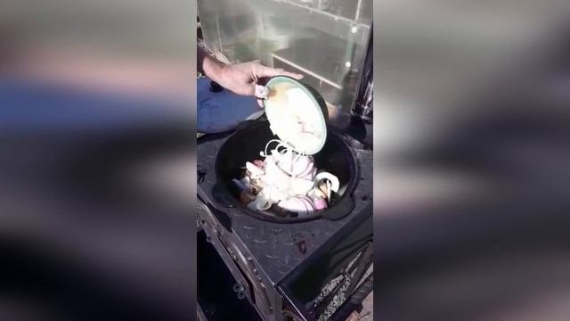 Плов в казане. Вторая часть про таган