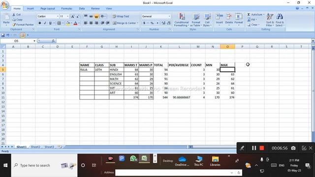 Ms Excel LECTURE-3 Basic Knowledge in Hindi | MS Excel Introduction | Excel Tutorial смотреть онлайн