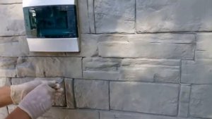 Отделка цоколя под камень