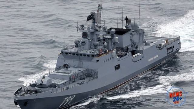 Фрегат «Адмирал Макаров» оснащенный крылатыми ракетами  совершает плановый переход