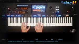 When You Believe - Lucy & Martha Thomas, Cover, eingespielt mit titelbezogenem Style auf Genos.