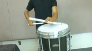 Doing Rim Shots with a Cross Stick Technique on Snare Drums