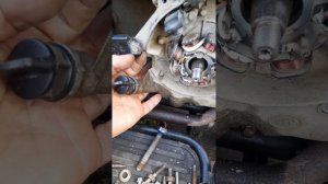 разбираем магнето генератор на скутере