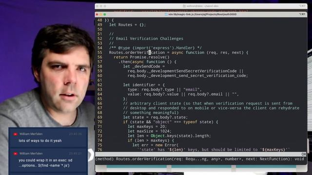 Live Coding at Work (Node.js) #34: Finishing the Auth refactor + Postmark