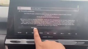 How to activate Kia Connect in Vehicle (Step 1)