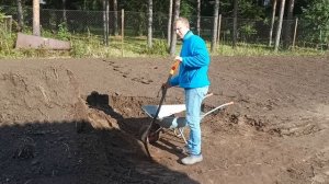 Выравнивание дачного участка своими руками