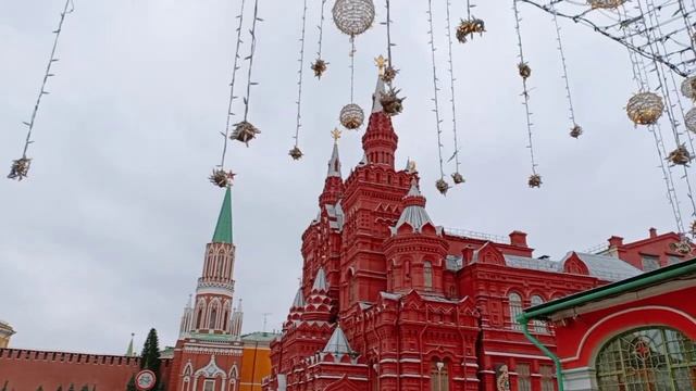 Walking in Moscow, Russia ??  Nikolskaya Street, Прогулка по Москве, никольская улица