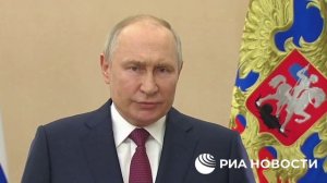 ⚡Путин поздравил жителей ДНР и всех россиян с 80-летием освобождения Донбасса фашистских захватчиков