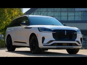 Новый внедорожник Lincoln Aviator 2025 года — звук, интерьер и экстерьер