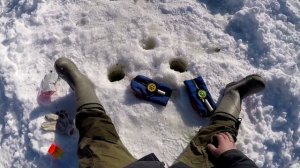 Рыбалка на реке Мезень в апреле, 3 день