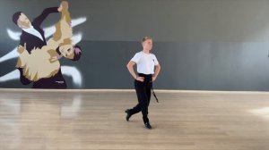 Самба, фигура самба ход на месте