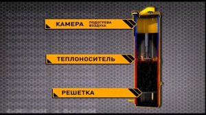 Твердотопливный котел Стропува длительного горения.