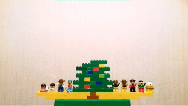 LEGO toy line Christmas Tree (ЛЕГО Новогодняя елка) - 1 Minute Story NS смотреть онлайн